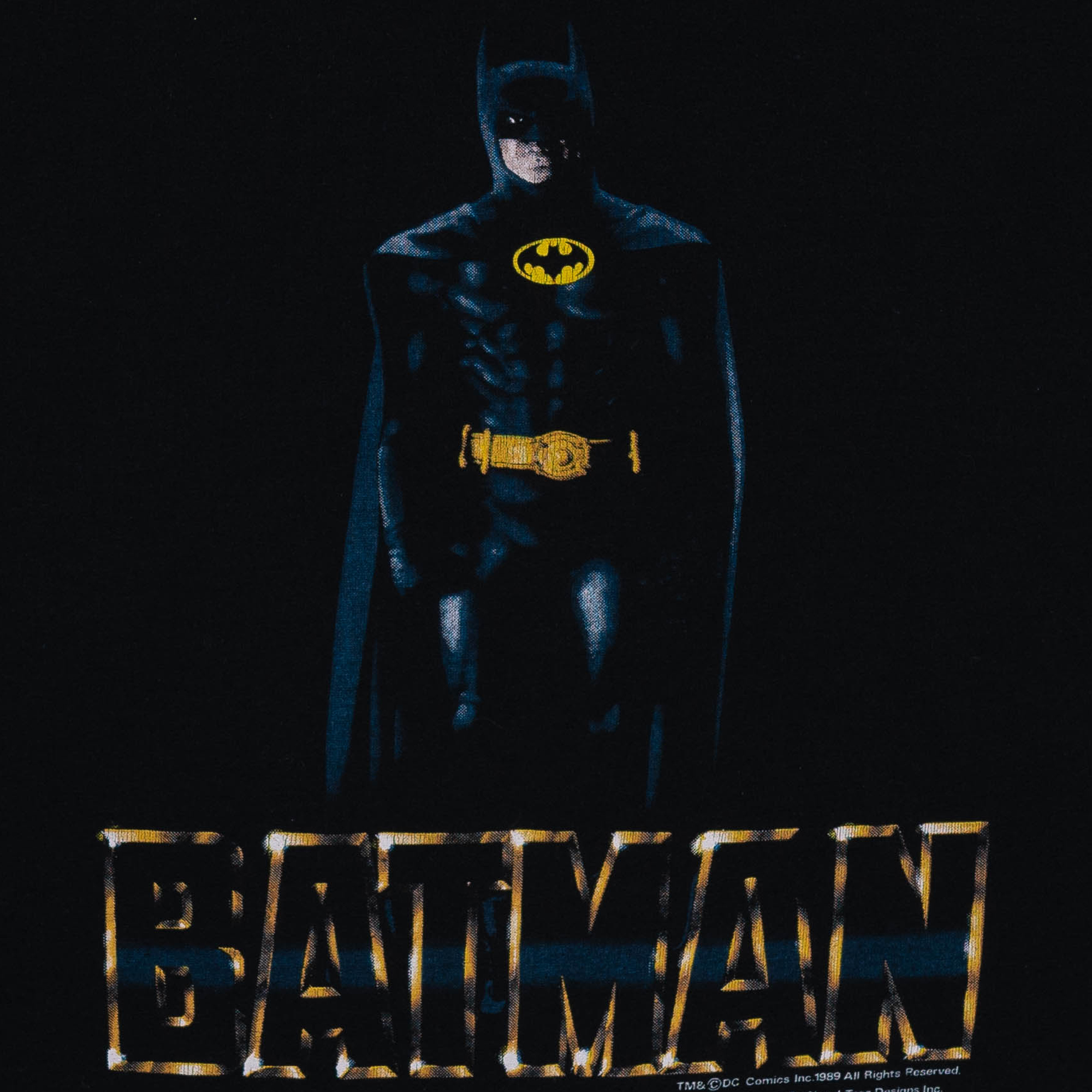 Batman Movie 1989 Tee Black-PLUS