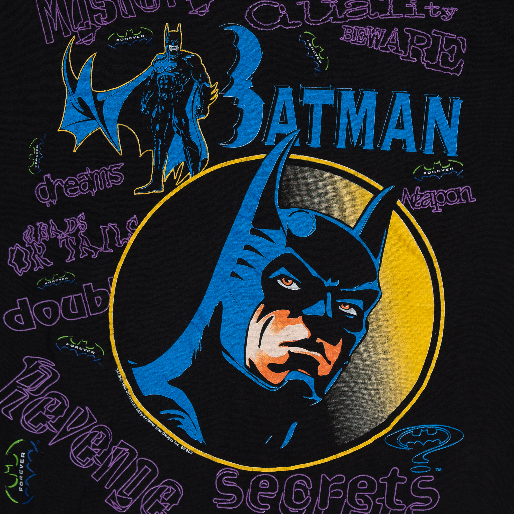 Batman "Forever" Novelteez 1995 Tee Black-PLUS