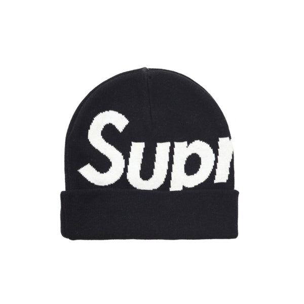 Supreme Big Logo Beanie Black (FW21) | PLUS