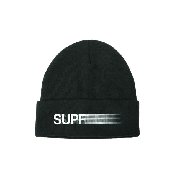 Supreme Motion Logo Beanie Black (SS20)