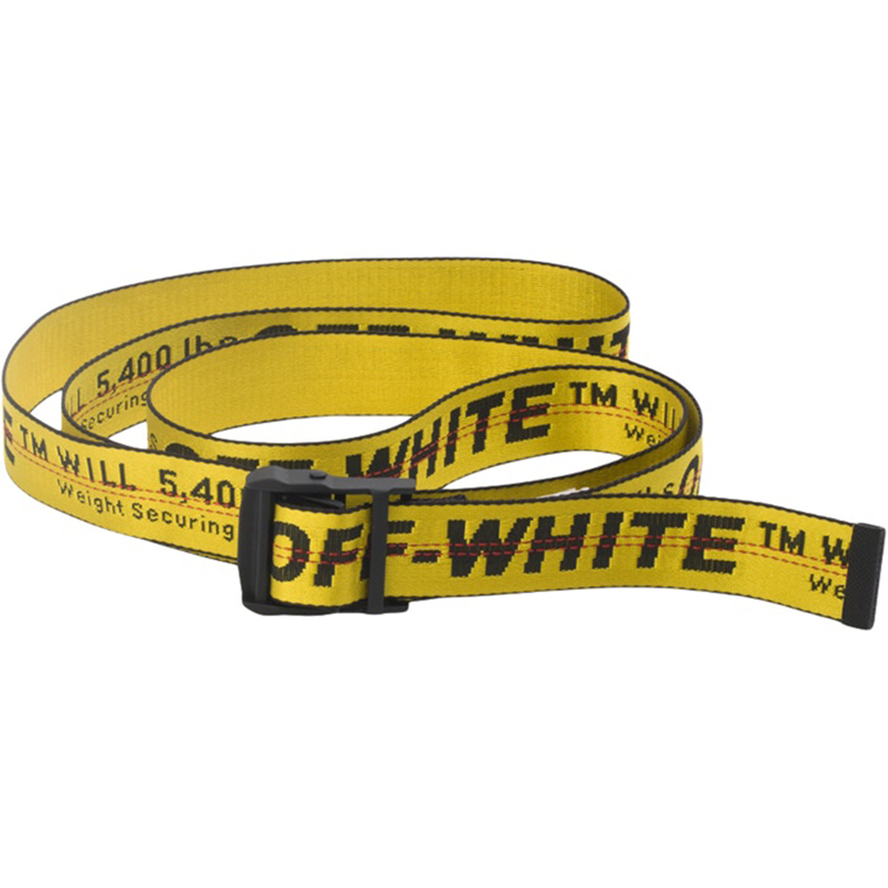 Off-White Industrial Belt Yellow/Black-PLUS