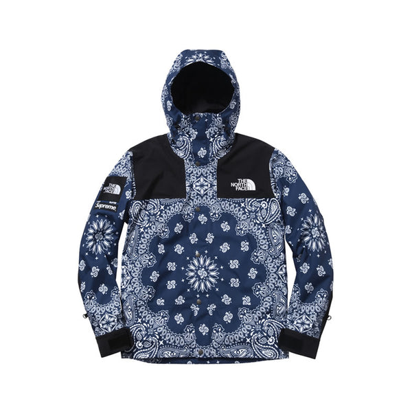 Supreme The North Face Navy Bandana Paisley Mountain Parka