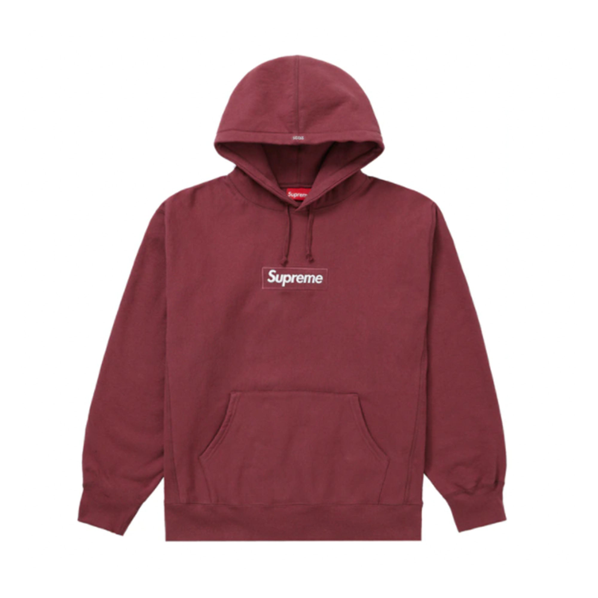 Supreme Box Logo Hooded Sweatshirt (FW21) Plum-PLUS