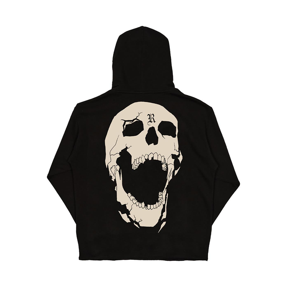 パーカー revenge gallery Revenge Gallery Bones Hoodie Black | PLUS