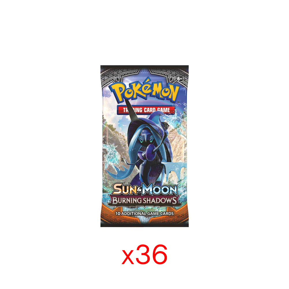 Pokemon Burning Shadows Booster Pack - 36 Pack Bundle-PLUS