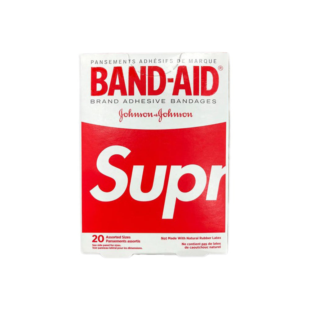 Supreme x Band Aid Adhesive Bandages (Box of 20) Red-PLUS