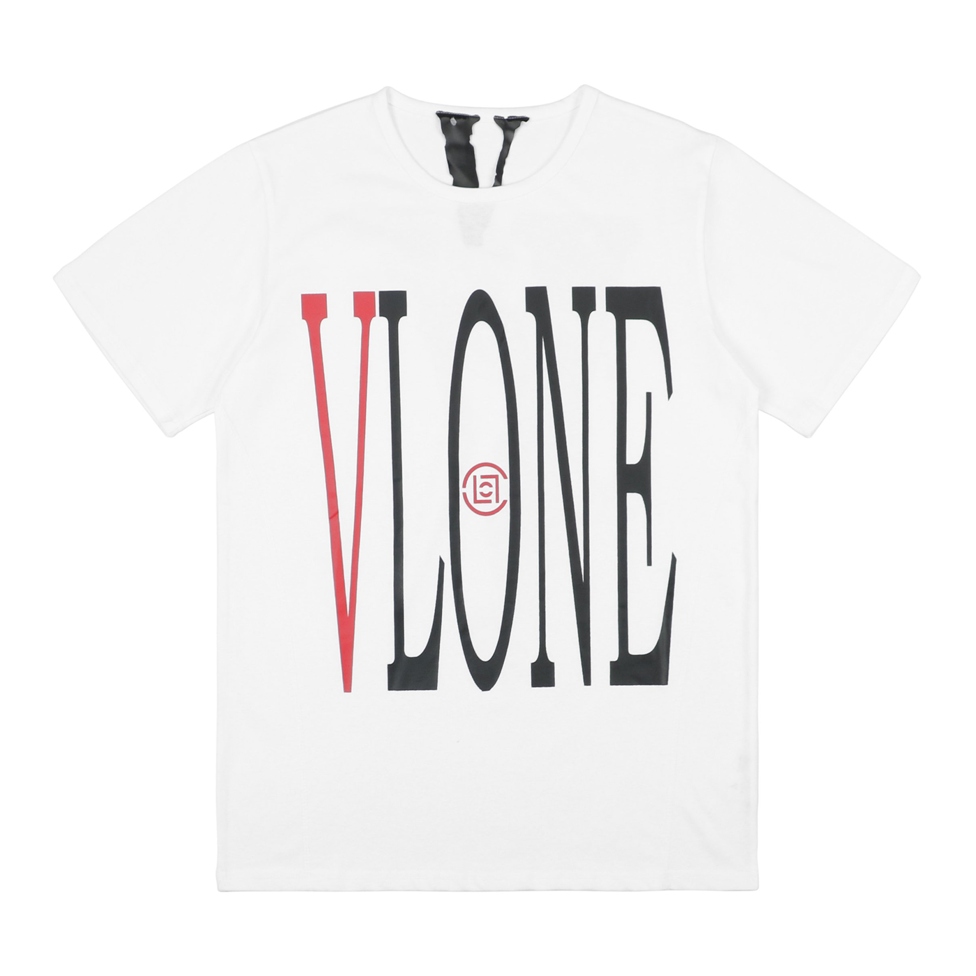 Vlone x Clot Staple Tee White/Red-PLUS