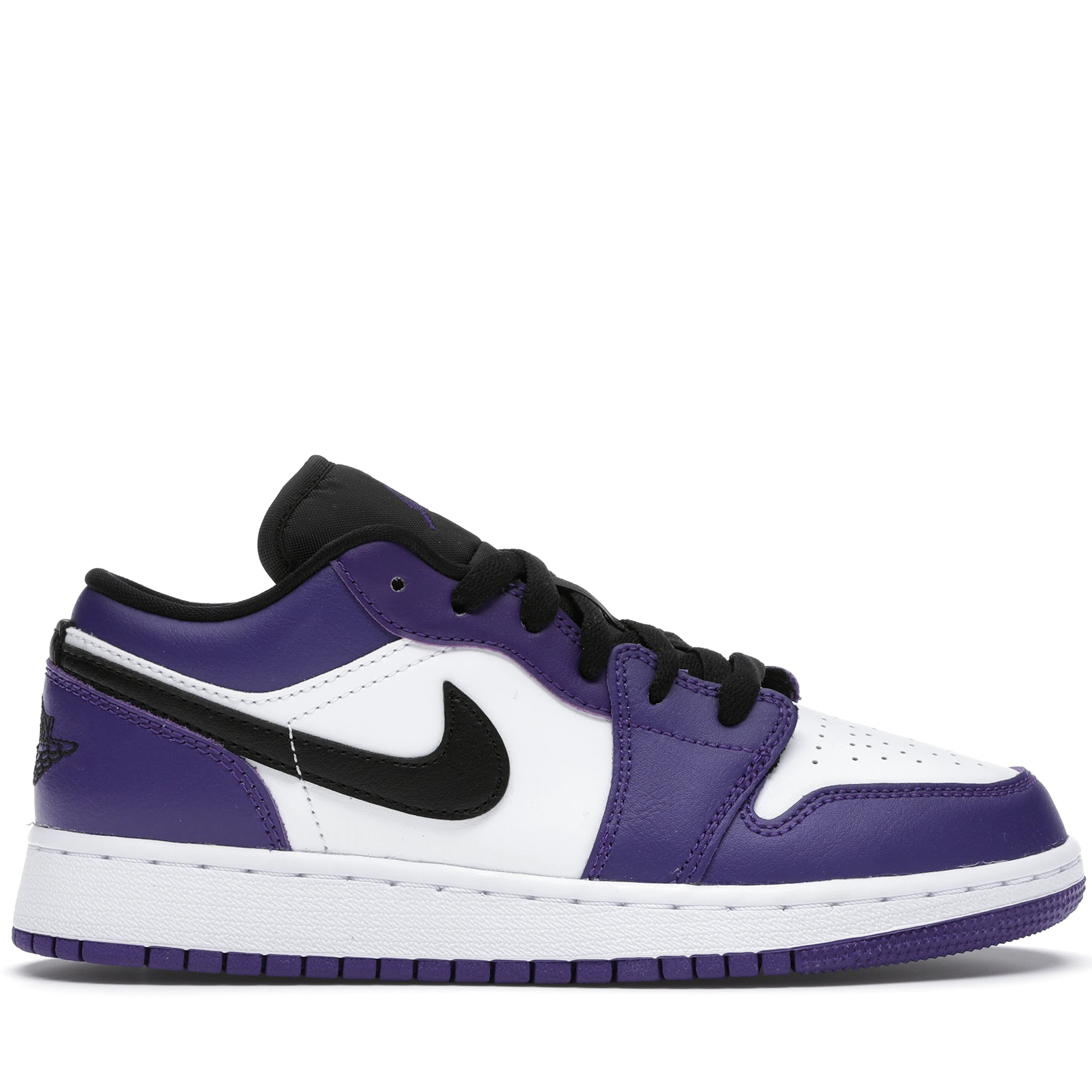 Jordan 1 Low Court Purple White (GS)-PLUS
