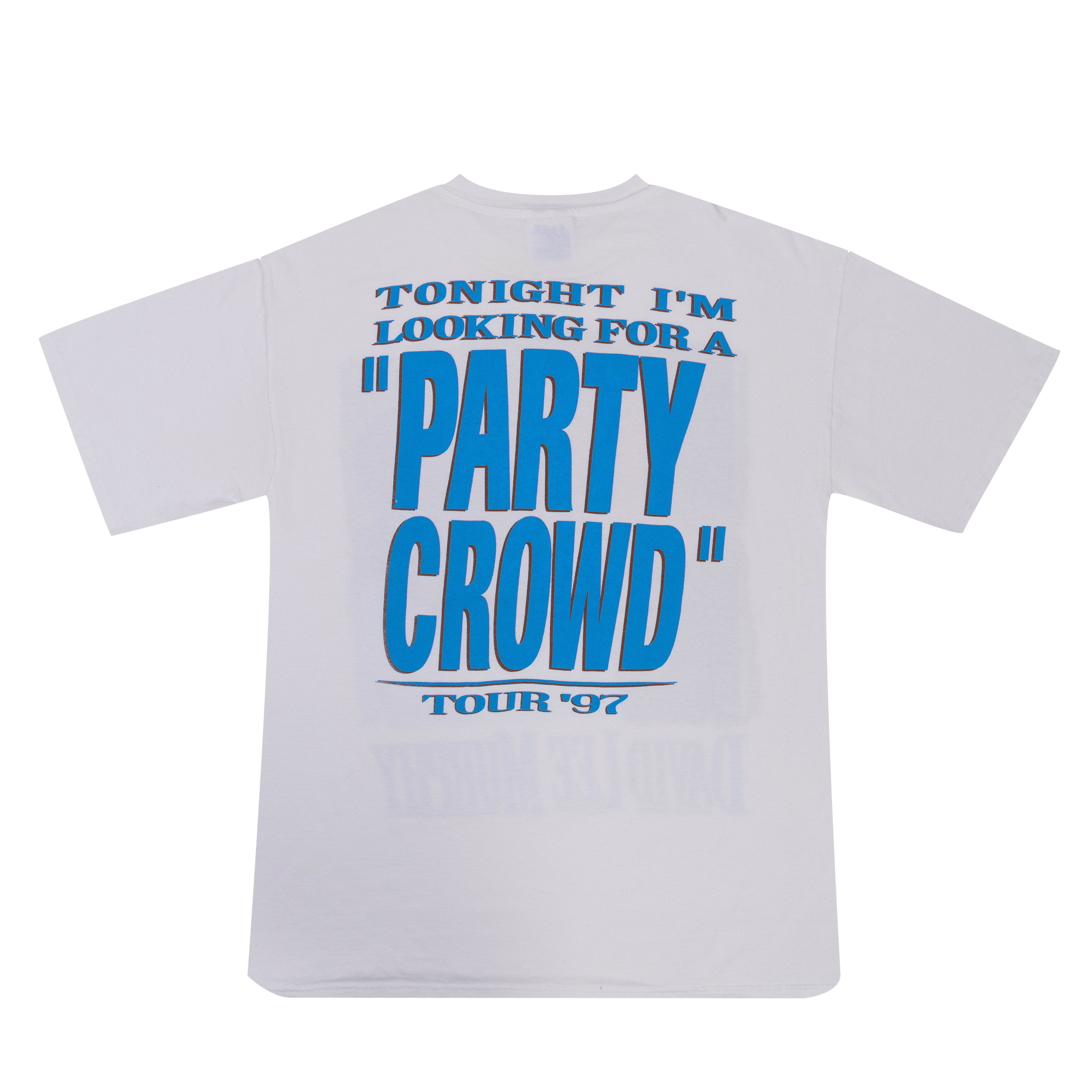 David Lee Murphy Party Crowd Tour 1997 Tee White-PLUS