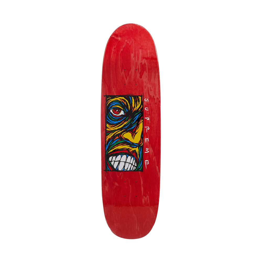 Supreme Disturbed Skateboard Deck Red-PLUS
