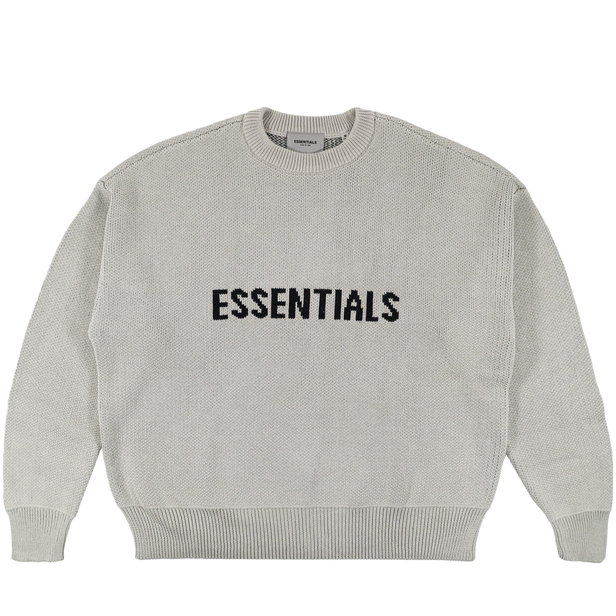 FOG Essentials Pullover Knit Sweater Cement (FW21)-PLUS