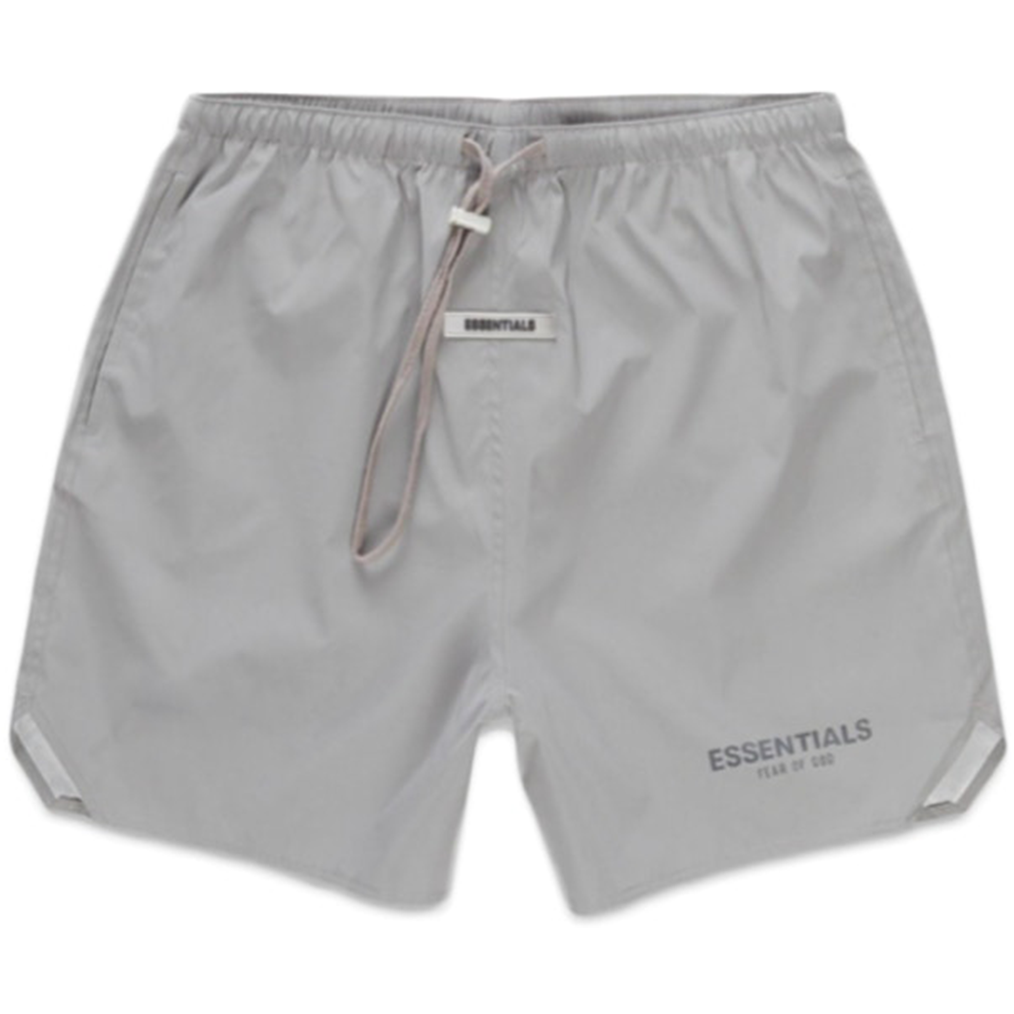 FOG ESSENTIALS Silver Reflective Volley Shorts | PLUS