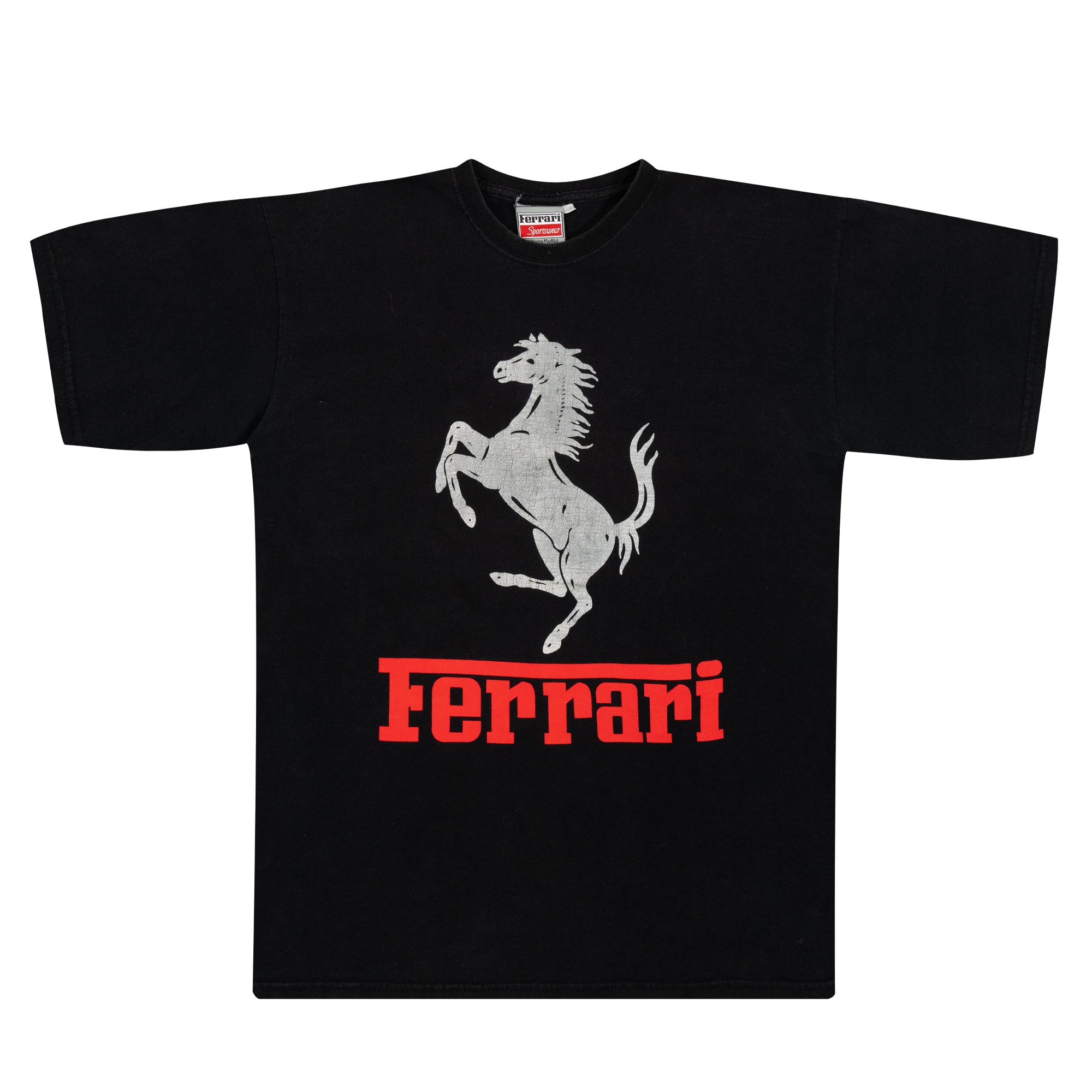 Ferrari Sportswear Logo Tee Black-PLUS