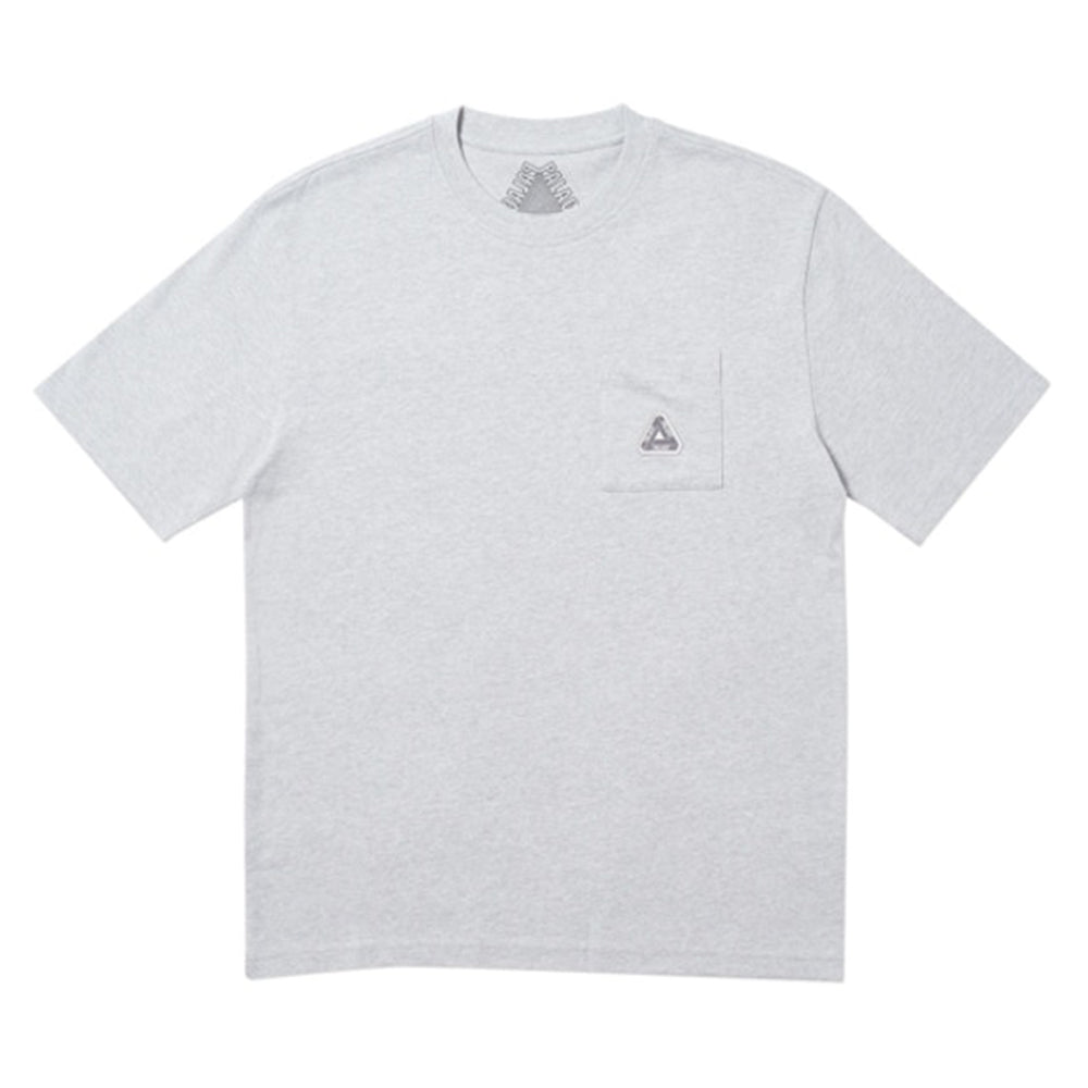 Palace Sofar Pocket T-Shirt (FW19) Grey Marl-PLUS