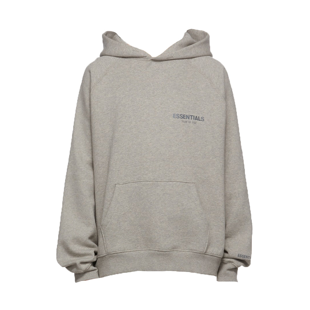 FOG Essentials Core Collection Pullover Hoodie Dark Heather Oatmeal (FW21)-PLUS