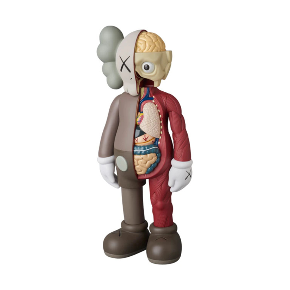 KAWS Companion Flayed Open Edition Vinyl Figure Brown | PLUS