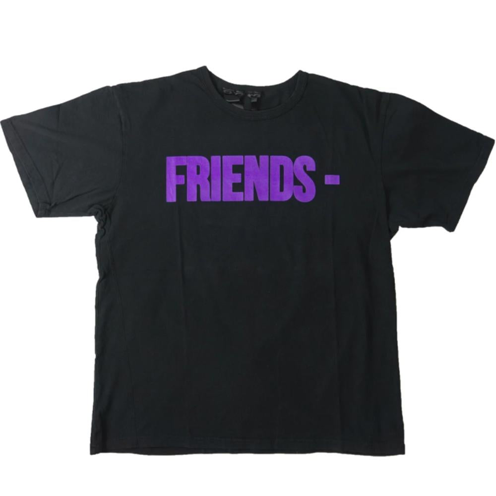 Vlone "Friends" Tee Black/Purple-PLUS