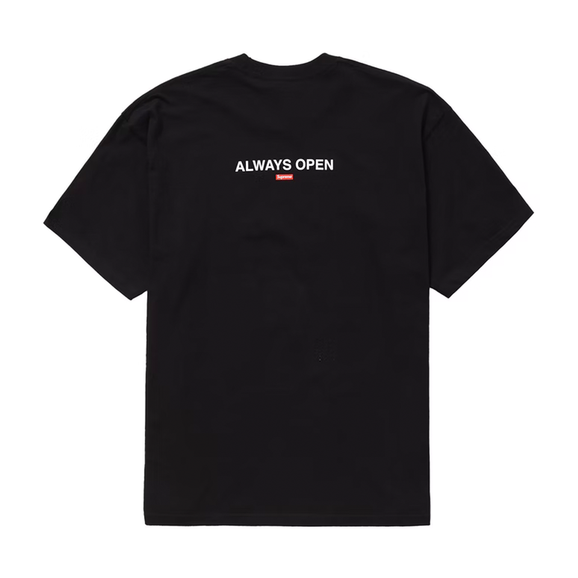 Supreme Gas Tee Black-PLUS