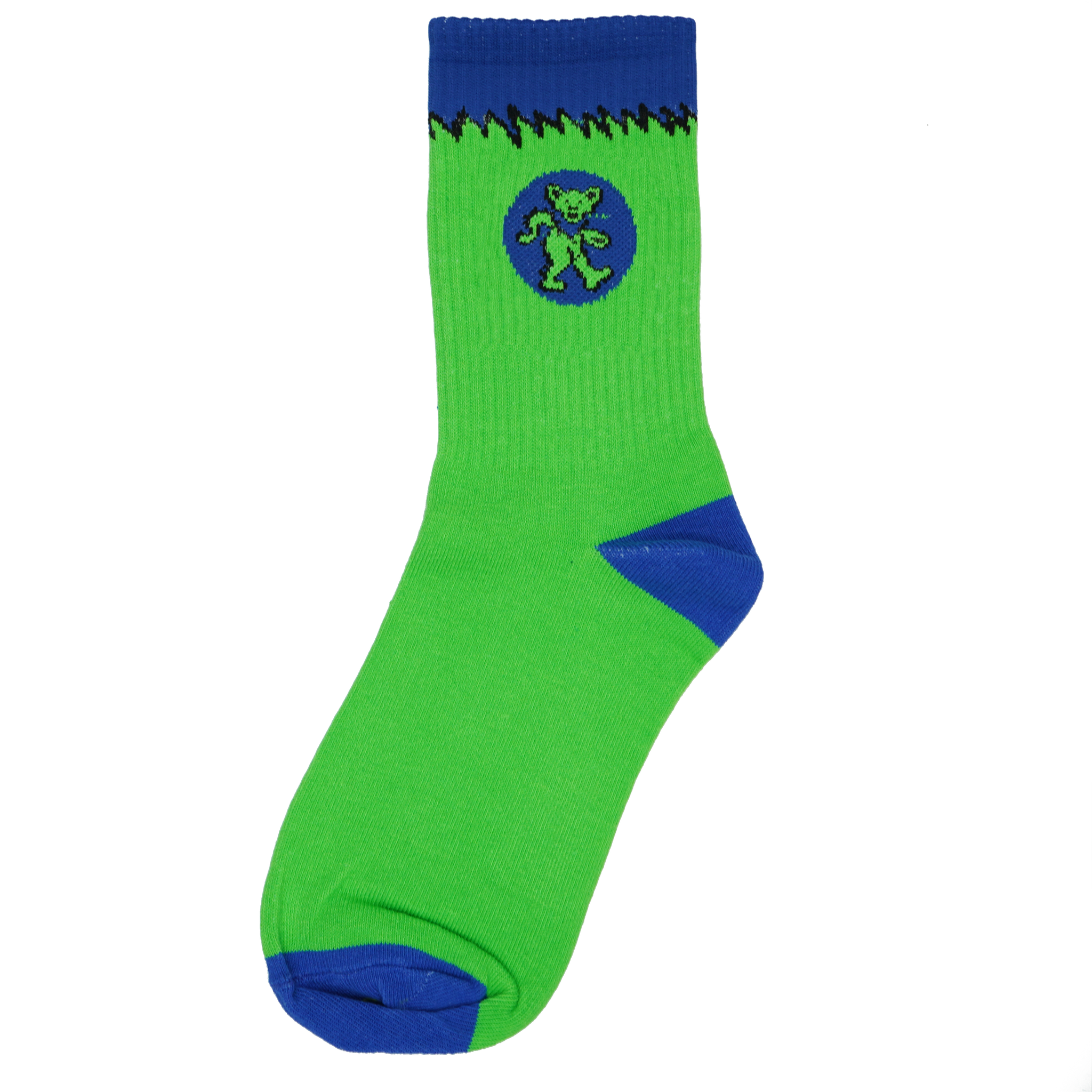 Sole Grateful Dead SB Dunk Socks Green-PLUS