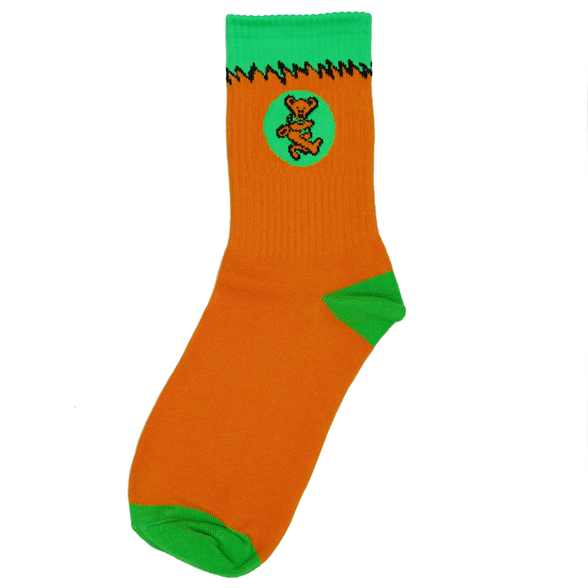 Sole Grateful Dead SB Dunk Socks Orange-PLUS