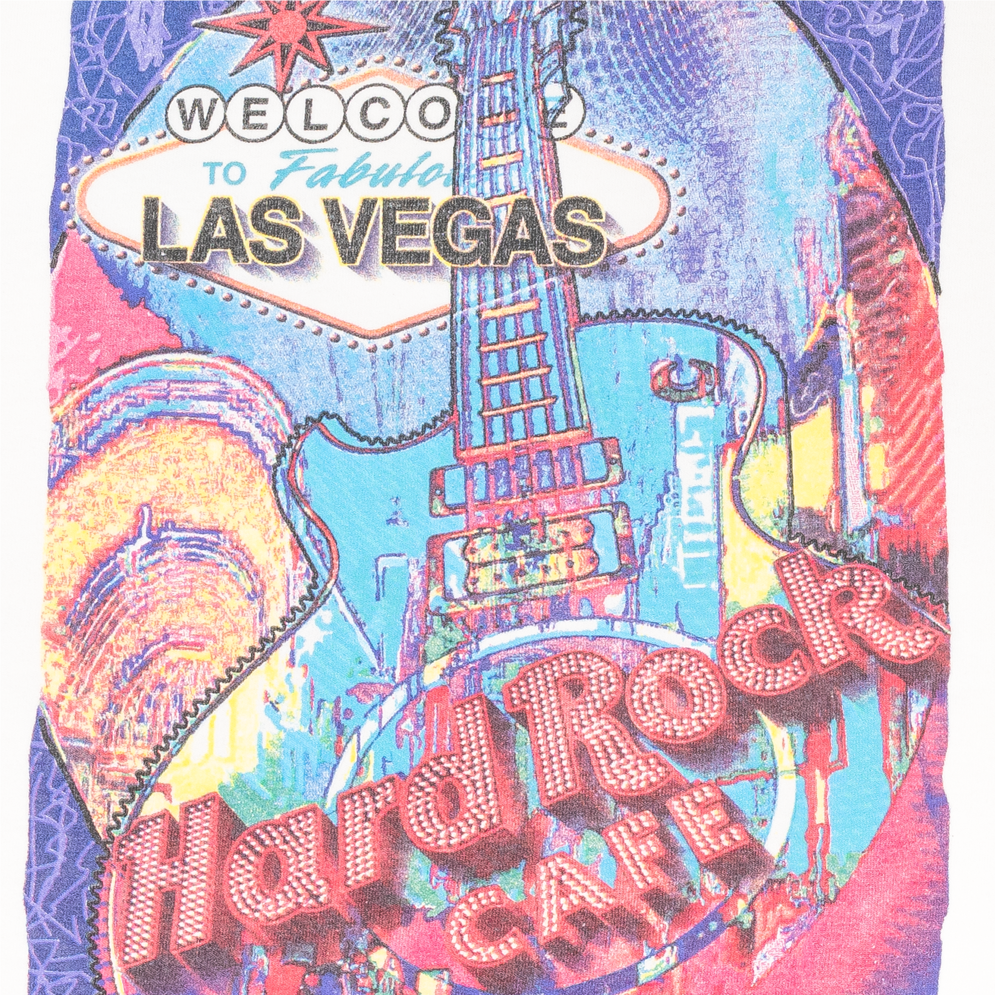 Hard Rock Cafe Las Vegas Tee White-PLUS