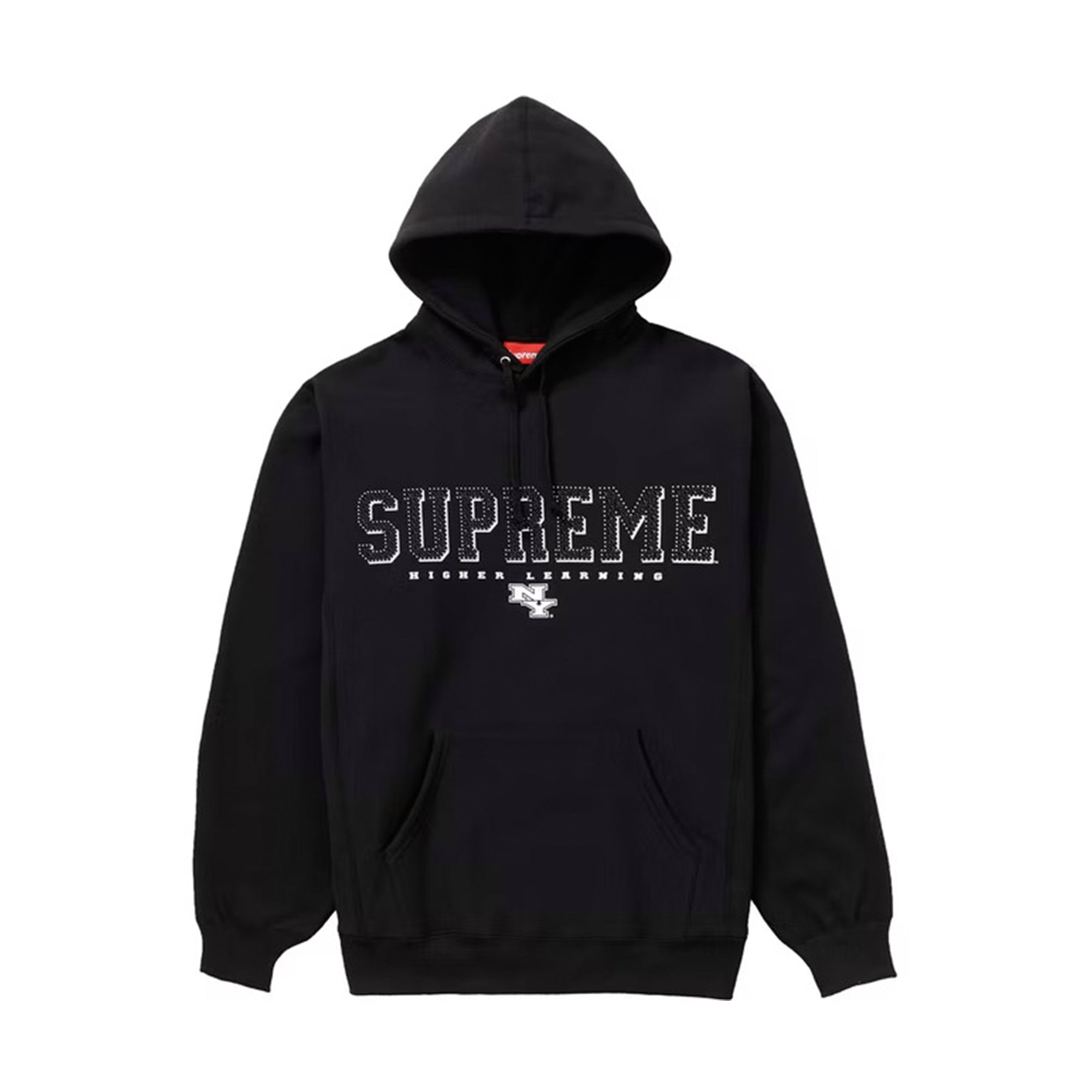 Supreme Gems Hooded Sweatshirt Black-PLUS