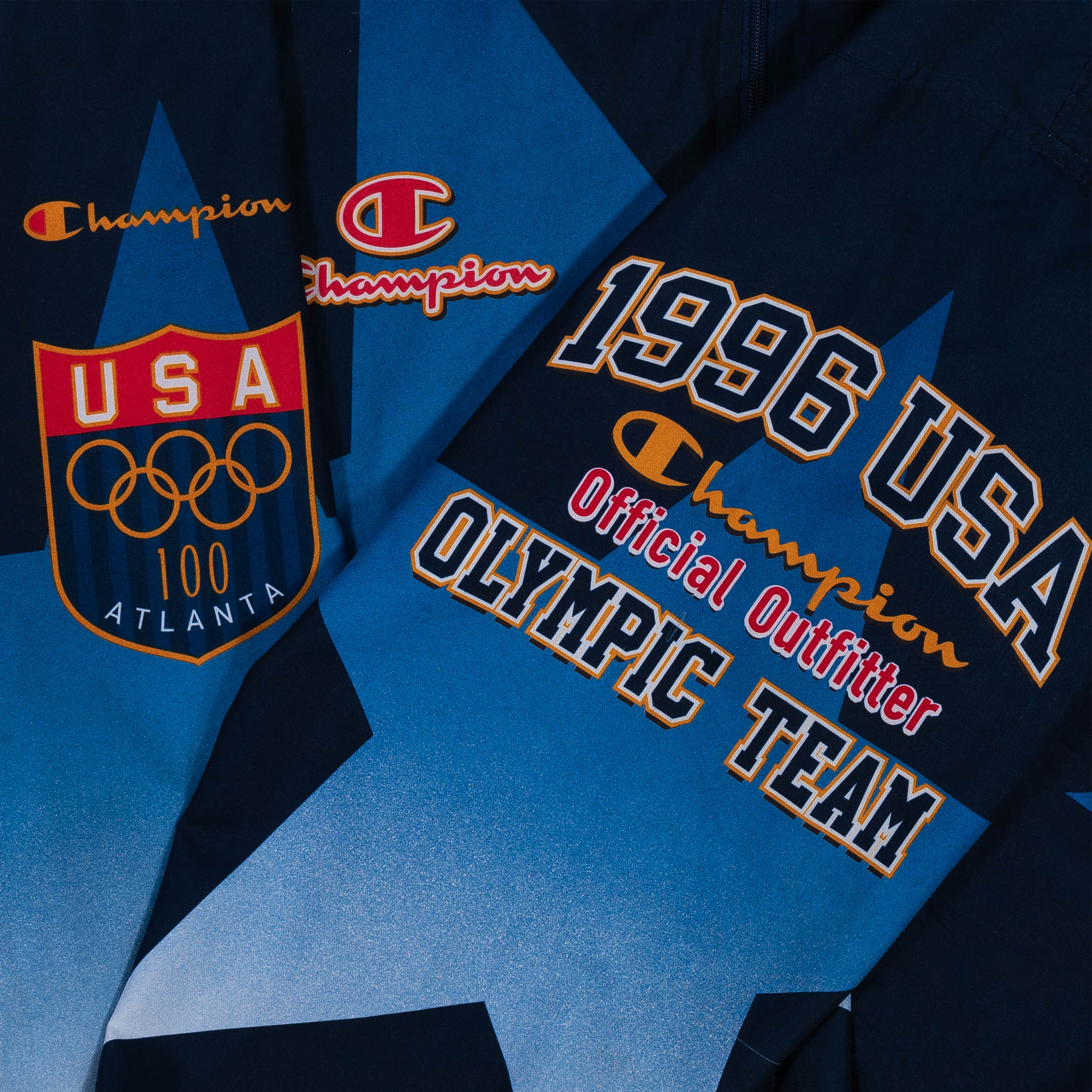 Team USA Olympic Team Champion Full Zip Jacket Navy-PLUS
