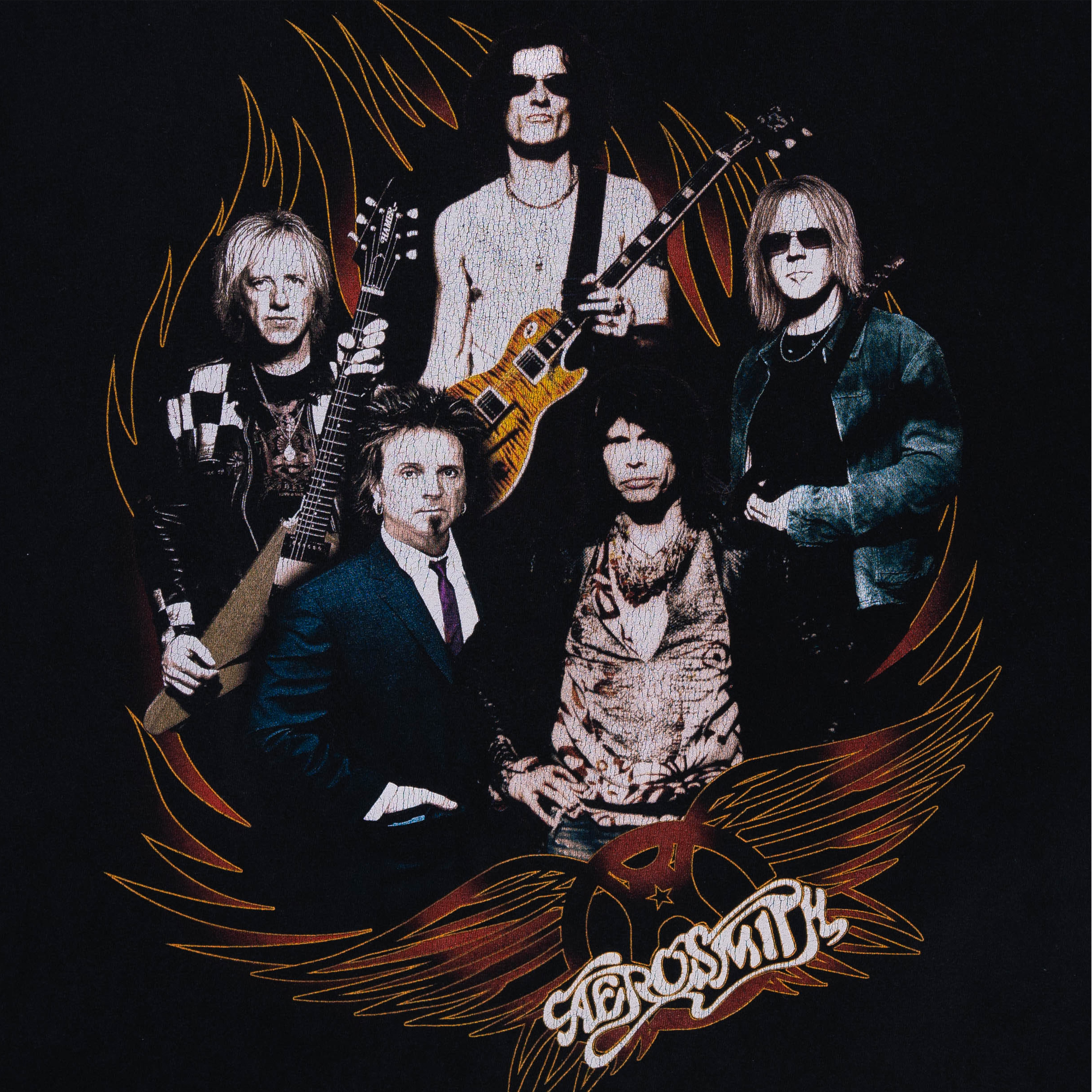 Aerosmith World Tour Band Tee Black-PLUS