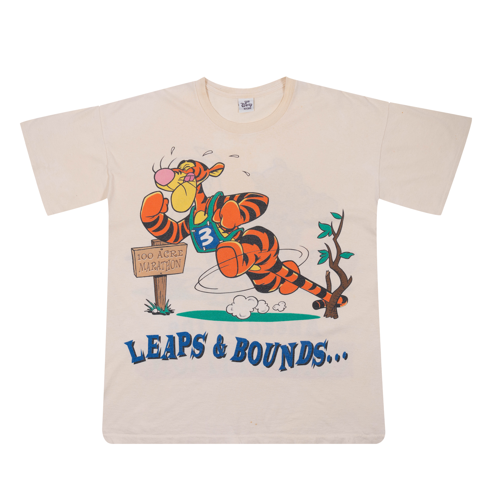 Disney Winnie The Pooh Leaps & Bounds Sleep Tee Beige-PLUS
