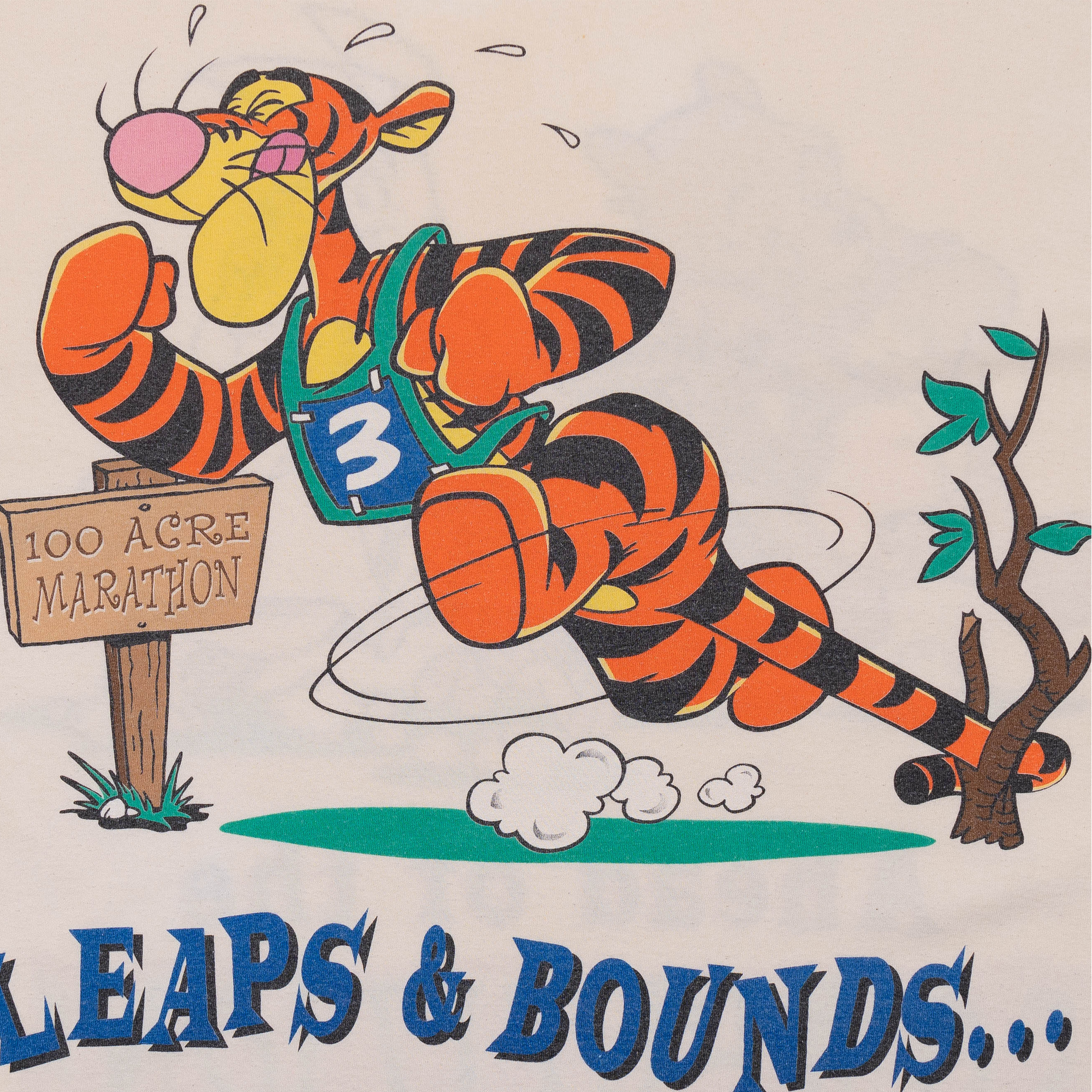 Disney Winnie The Pooh Leaps & Bounds Sleep Tee Beige-PLUS