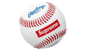 Supreme Rawlings Baseball Ball Red-PLUS