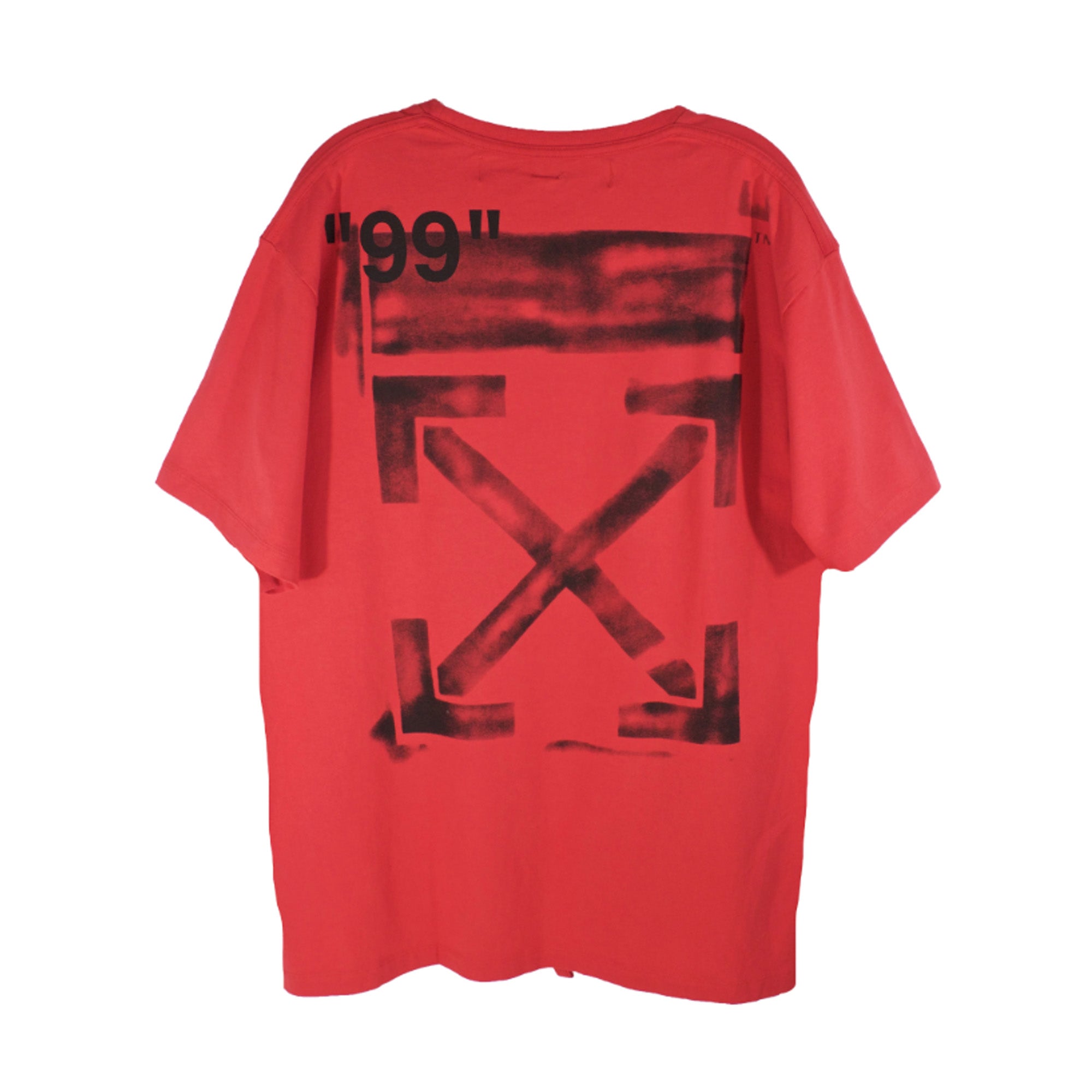 Off-White Red SS19 Impressionism T-Shirt-PLUS