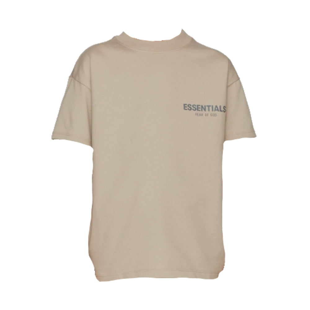 FOG Essentials Kids Tan Logo T-Shirt (2022)-PLUS