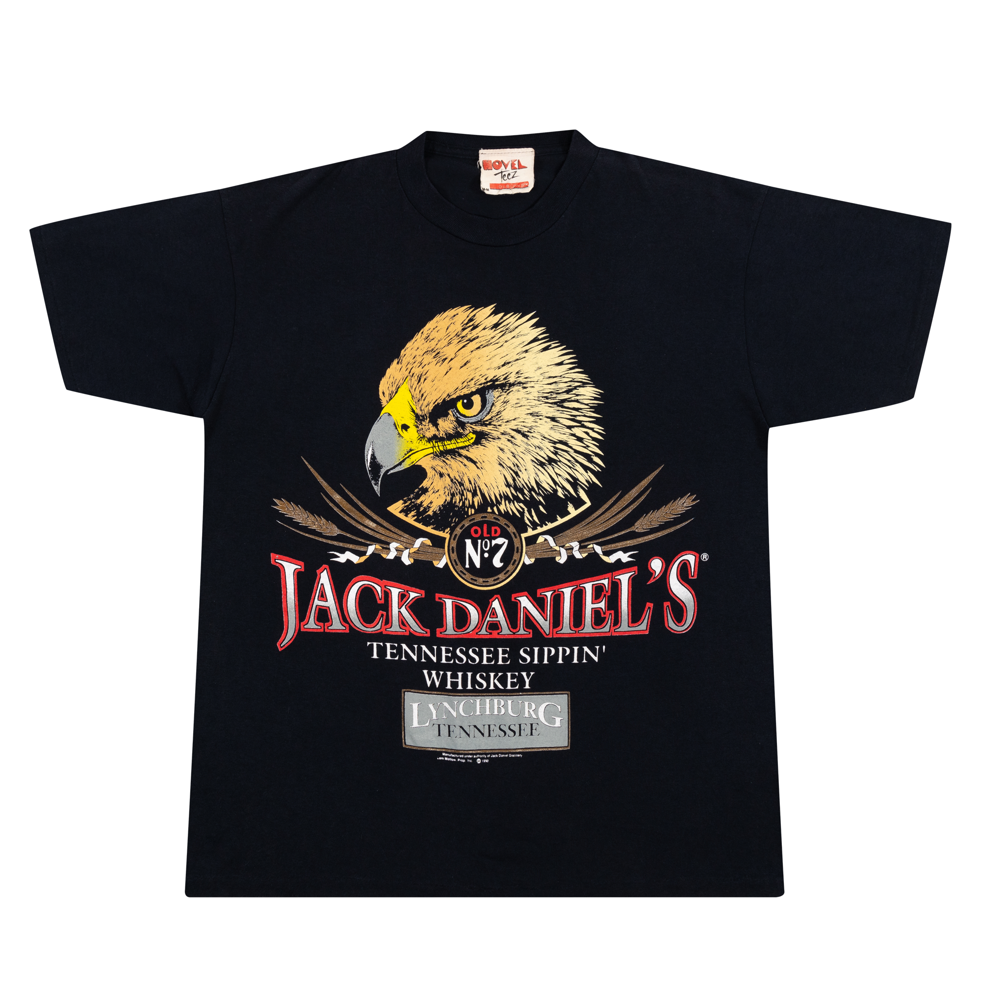 Jack Daniels Tennessee Sippin' Whiskey 1990 Tee Black-PLUS