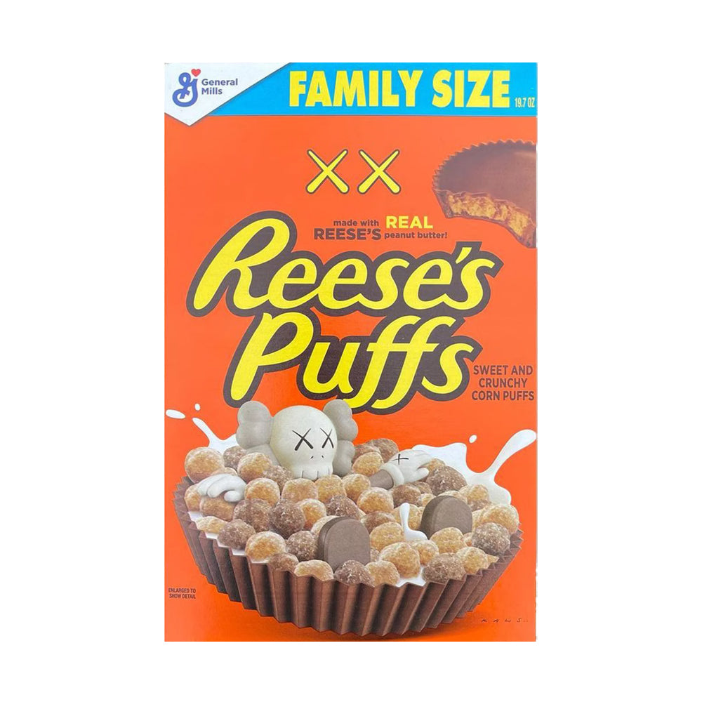 KAWS x Reese's Puffs Cereal (Family Size)-PLUS