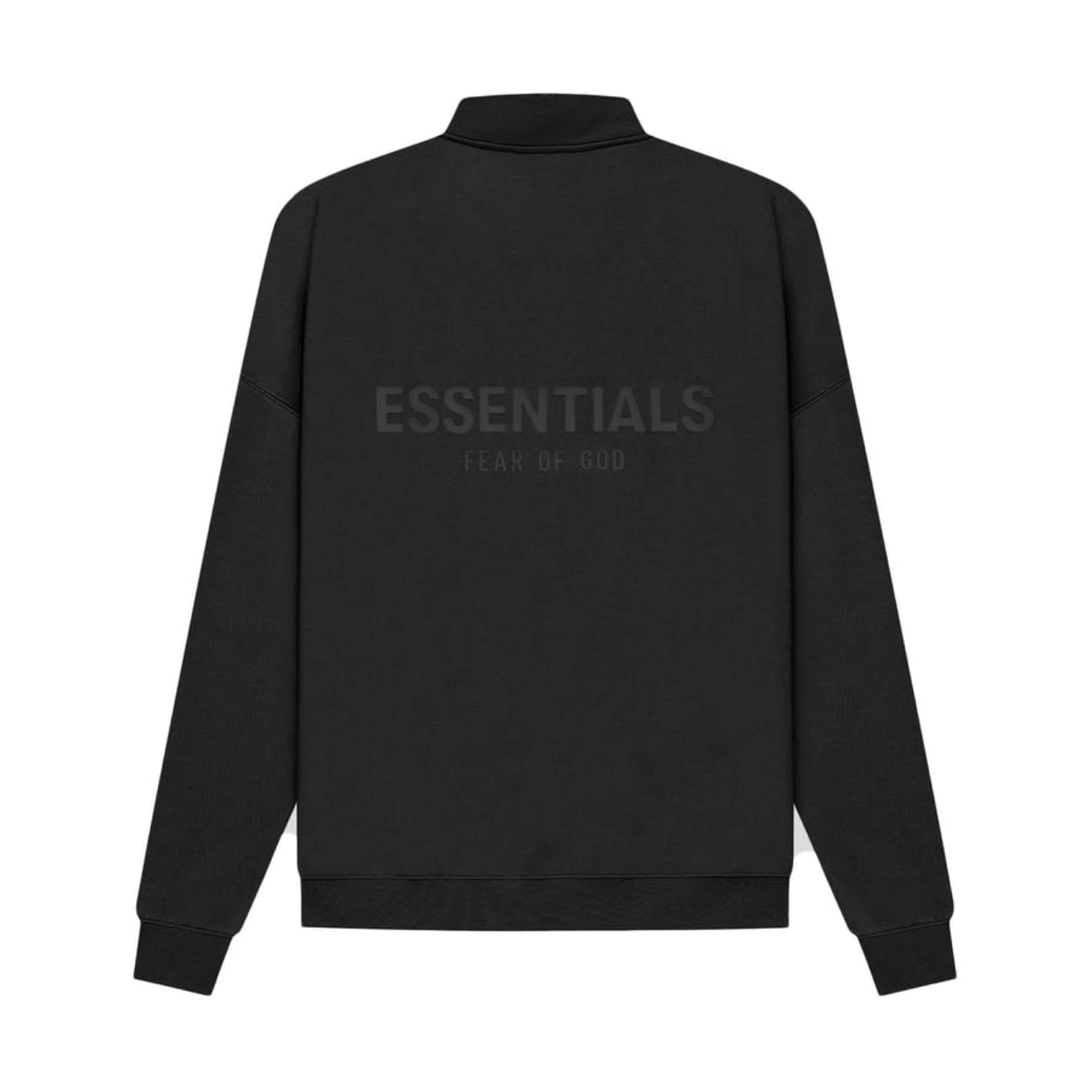 FOG ESSENTIALS Half Zip Sweater Black (FW21)-PLUS