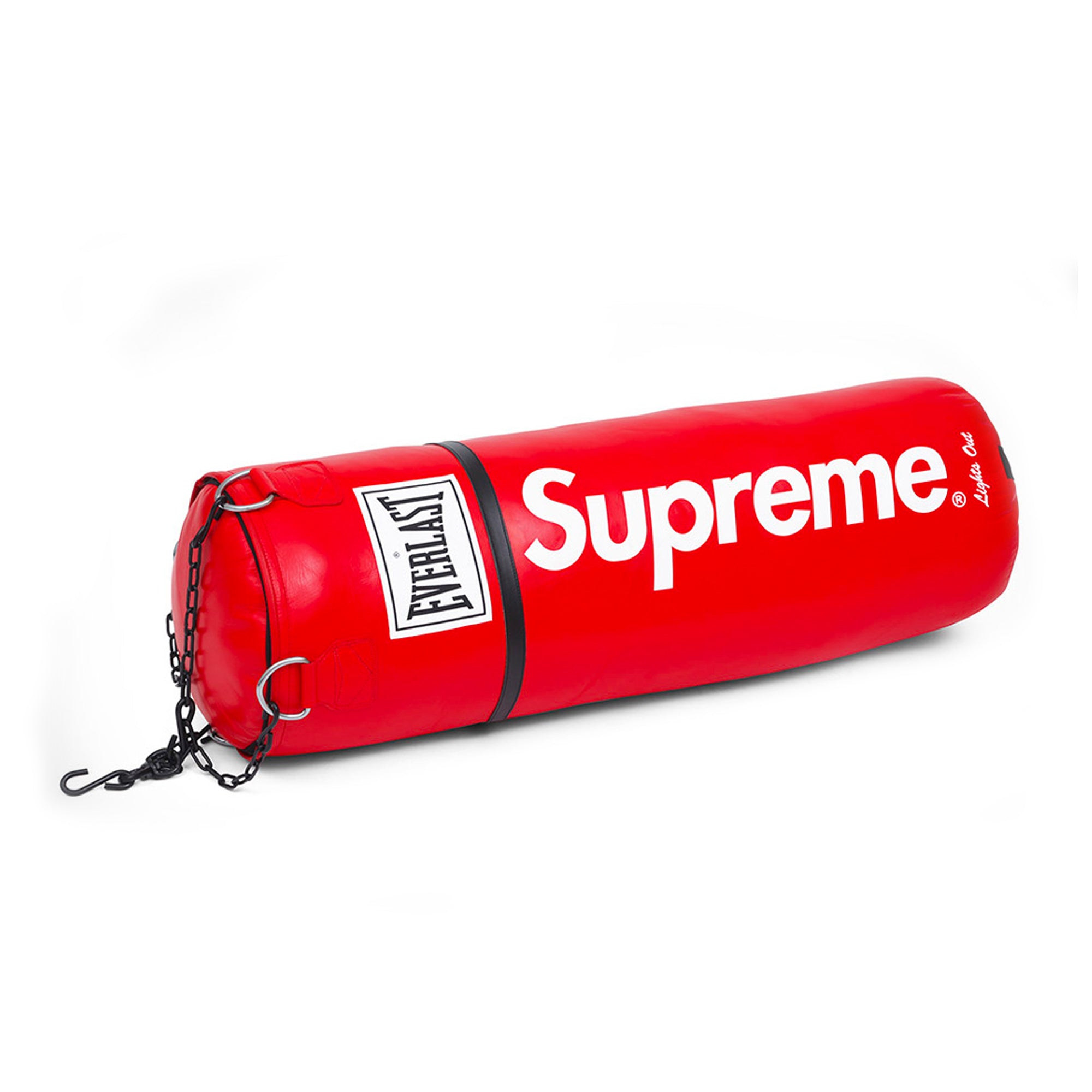 Supreme x Everlast Leather Heavy Punching Bag Red-PLUS