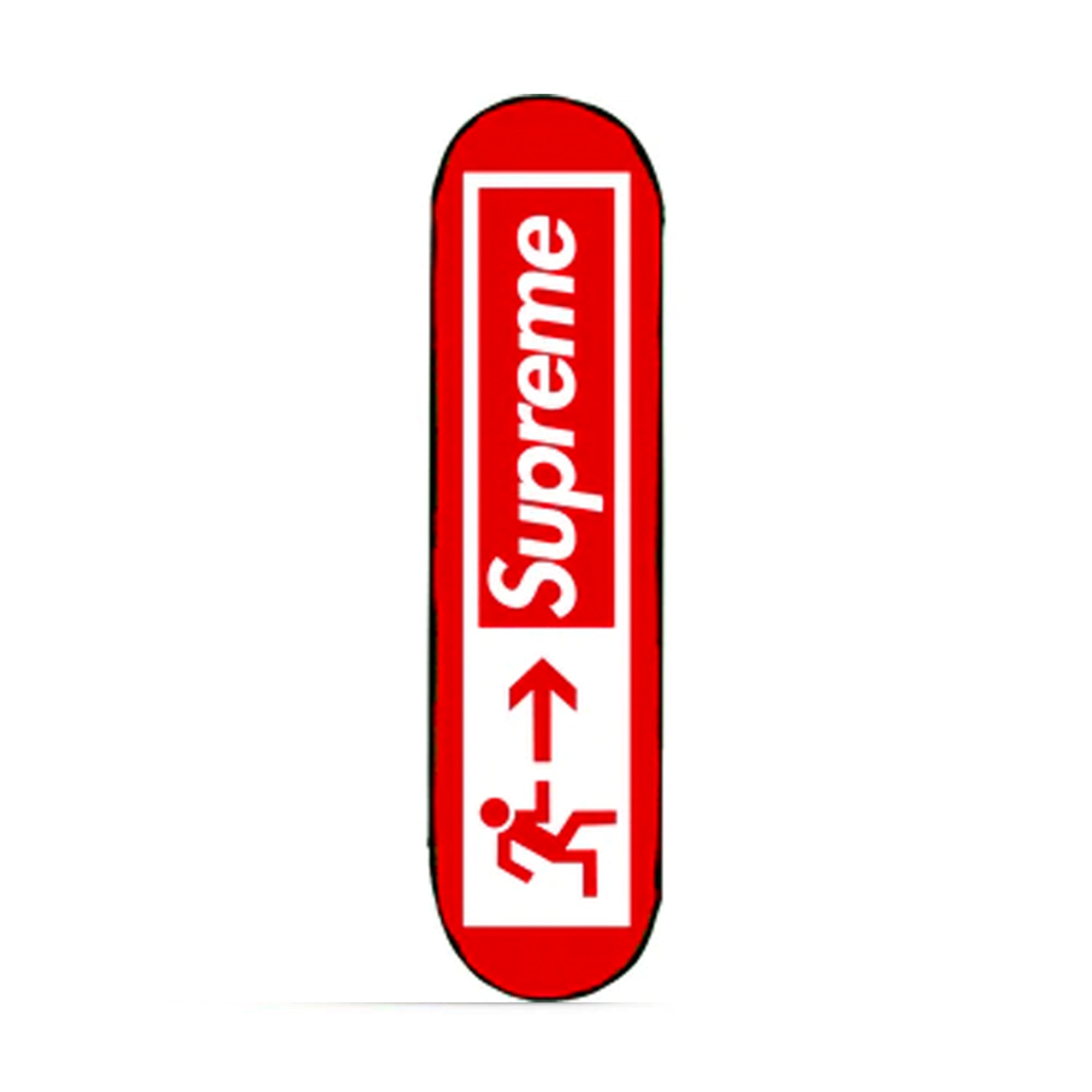Supreme Exit Skateboard Deck Red-PLUS