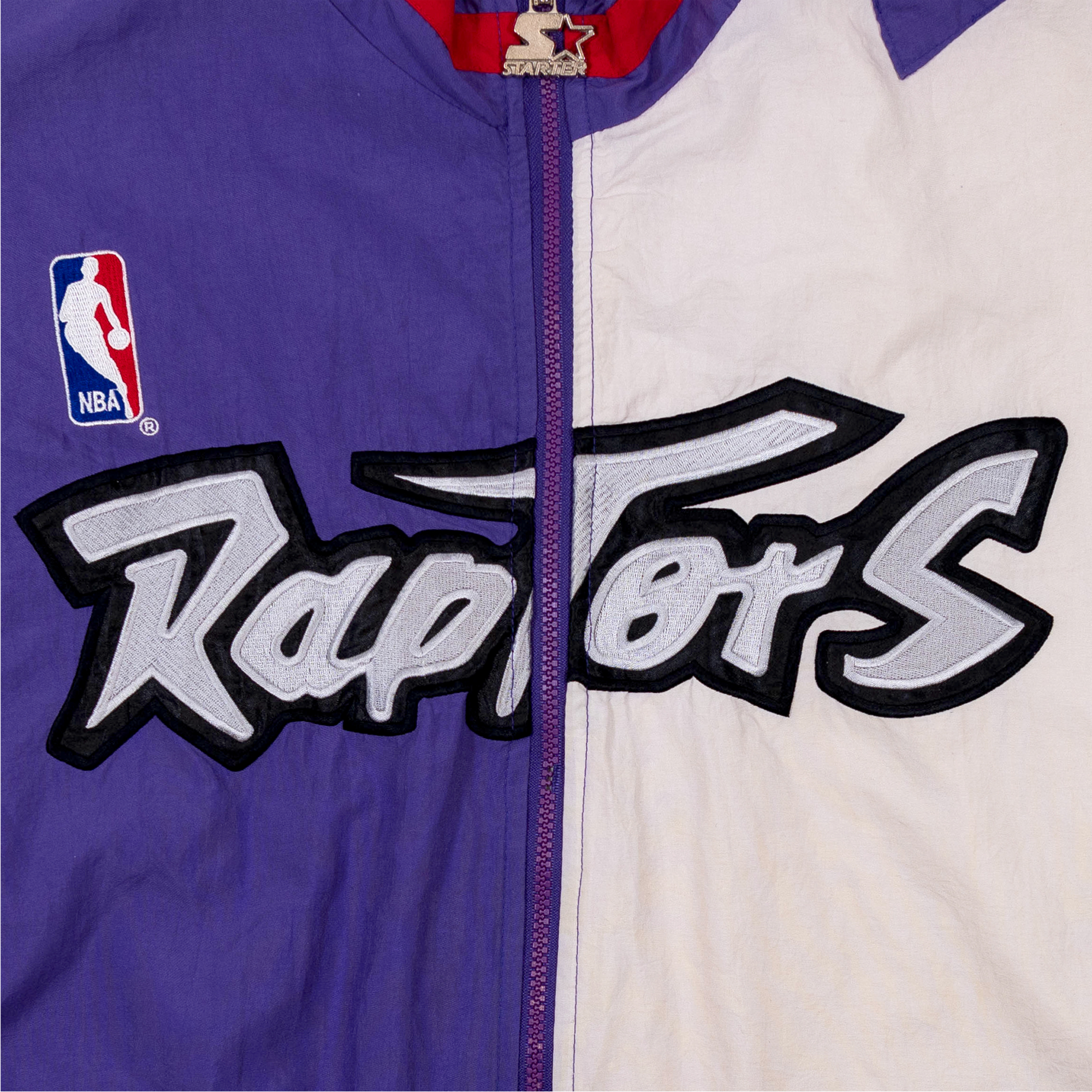 Toronto Raptors 1994 Starter NBA Winter Jacket Purple-PLUS