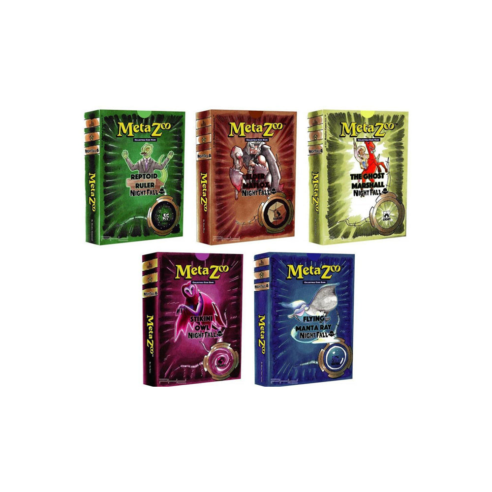 Metazoo Nightfall Theme Deck - 1st Edition (Set of 5)-PLUS