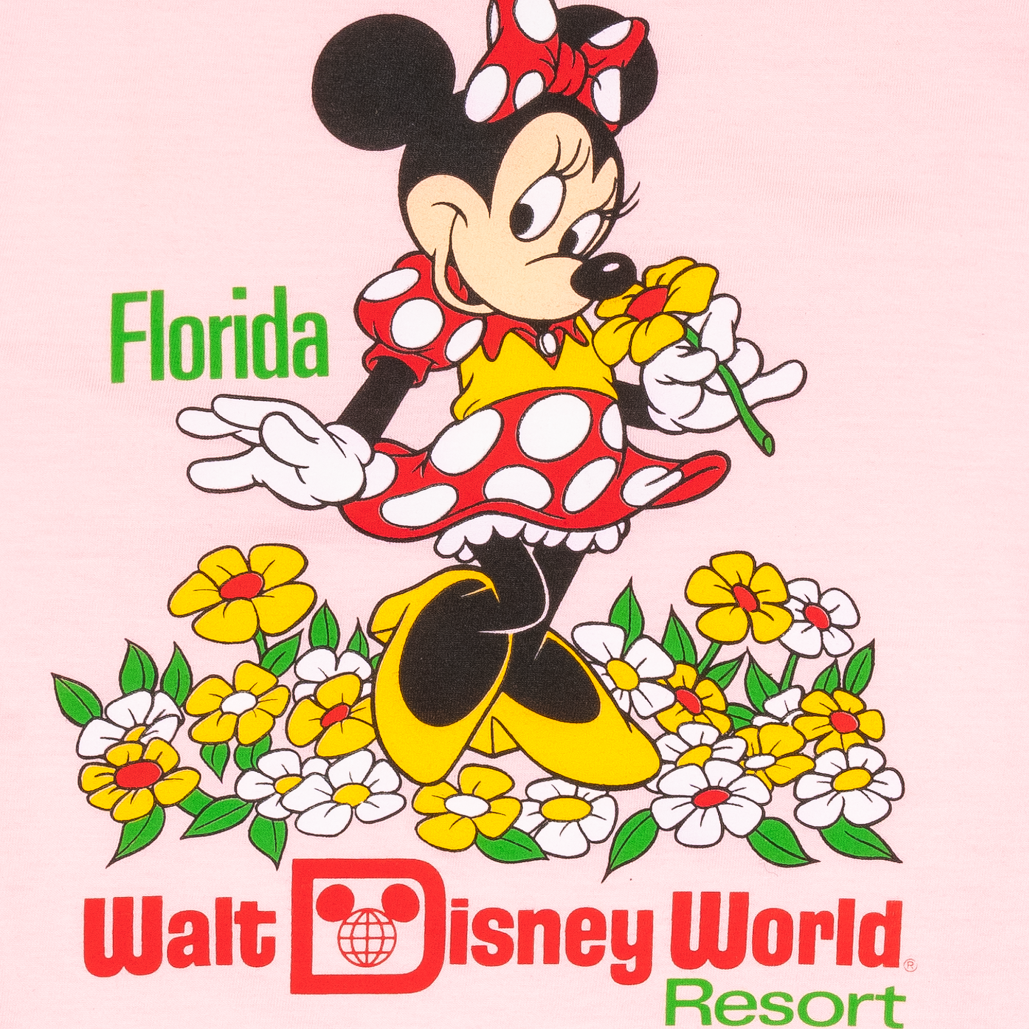 Minnie Mouse Walt Disney World Tee Pink-PLUS