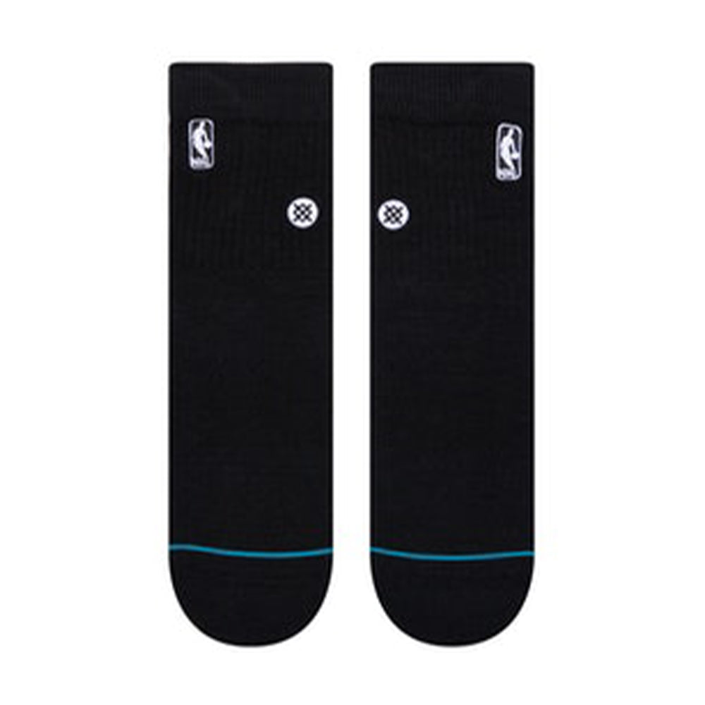 Stance NBA Logoman St Socks Black (1 Pack)-PLUS