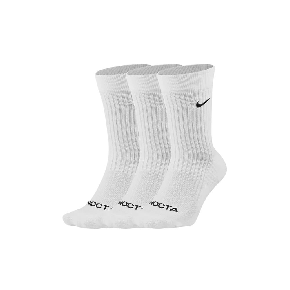 Nike x Drake NOCTA Socks White (3 Pack)-PLUS