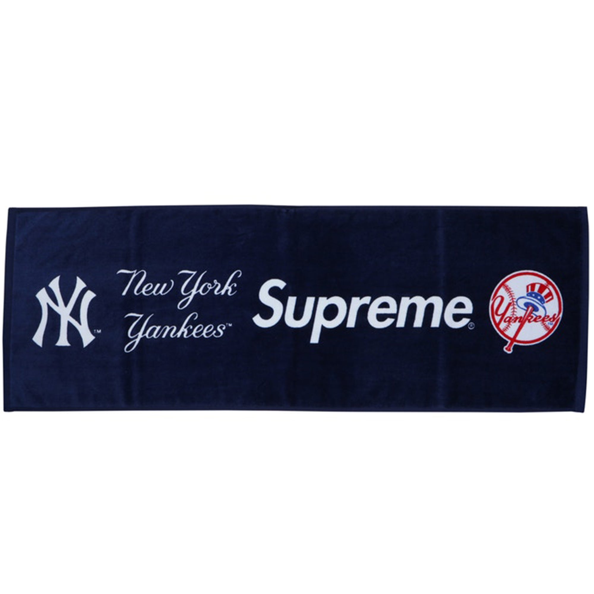 Supreme New York Yankees Hand Towel Navy-PLUS