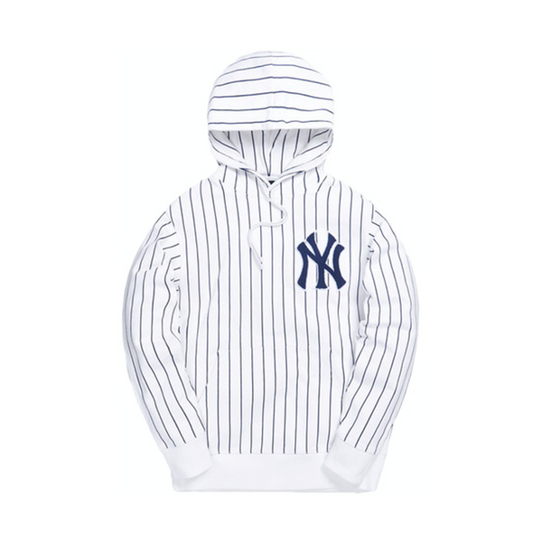 Kith x MLB NY Yankees Striped Hoodie White | PLUS