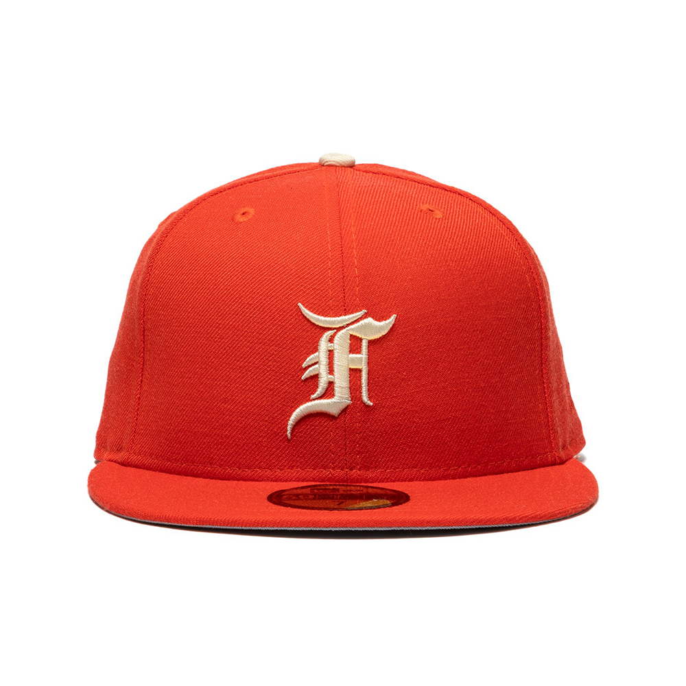 Fear of God Essentials New Era 59Fifty Fitted Hat (FW21) Green/Orange -  FW21 - US