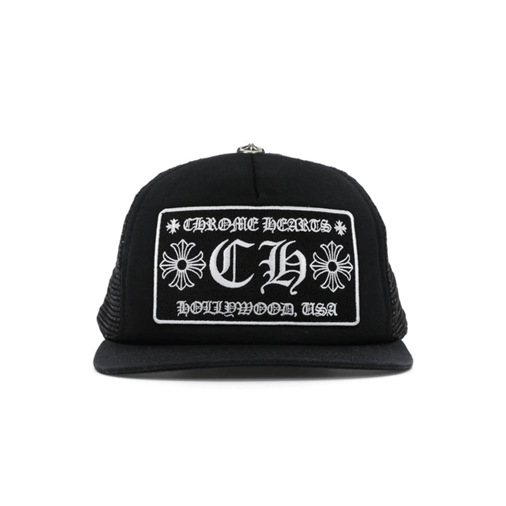 Chrome Hearts CH Hollywood Trucker Hat-PLUS