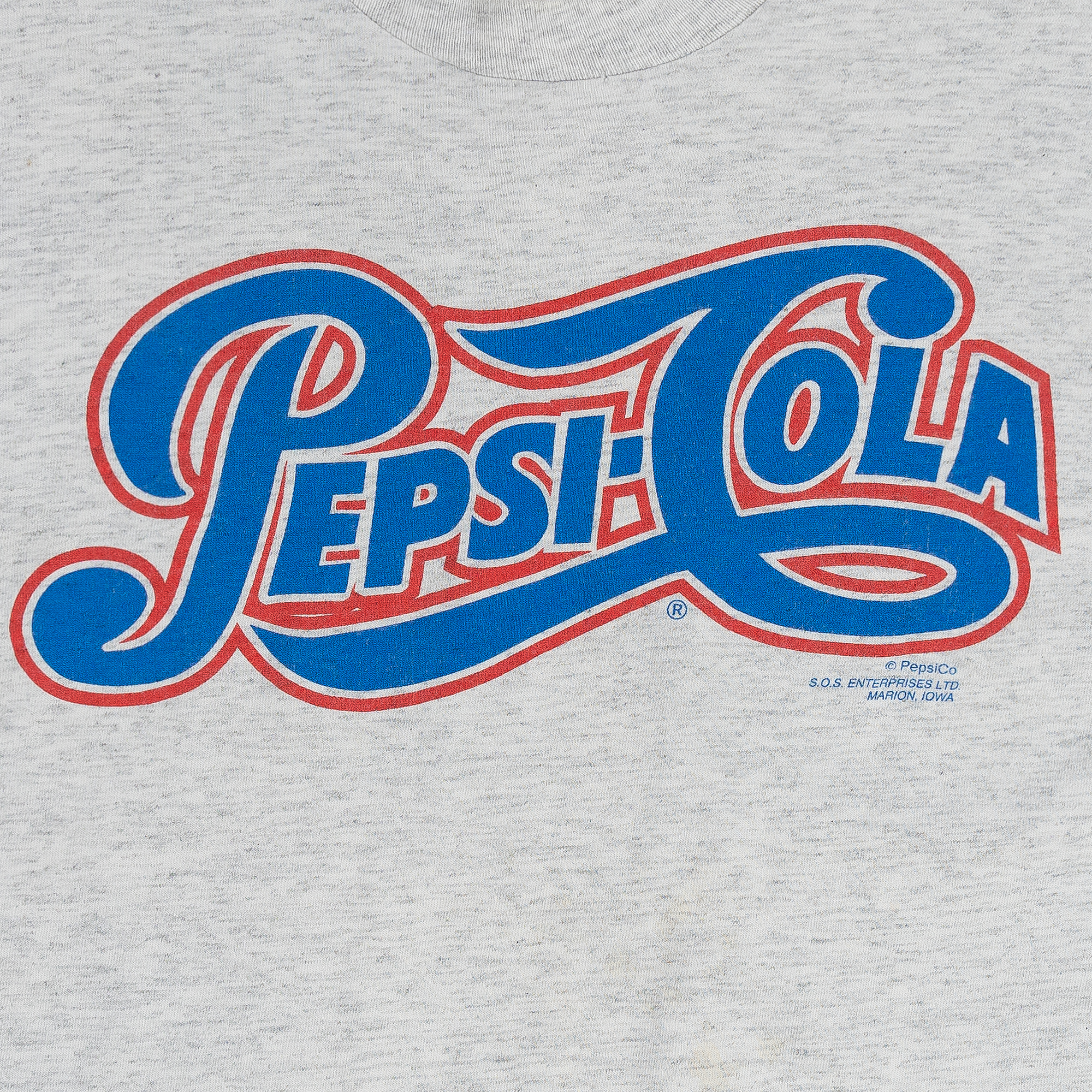 Pepsi Cola Promo Tee Grey-PLUS