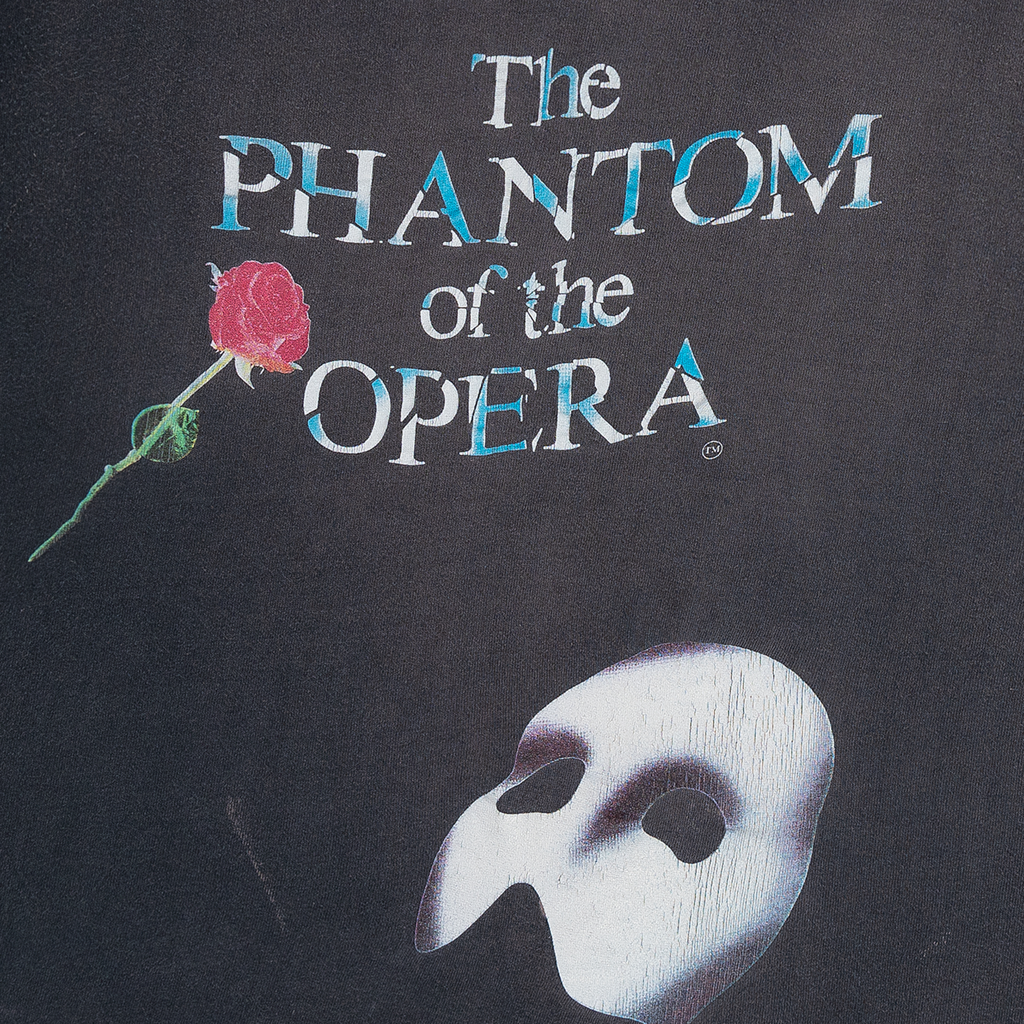 Roots The Phantom of The Opera Faded Tee Black-PLUS