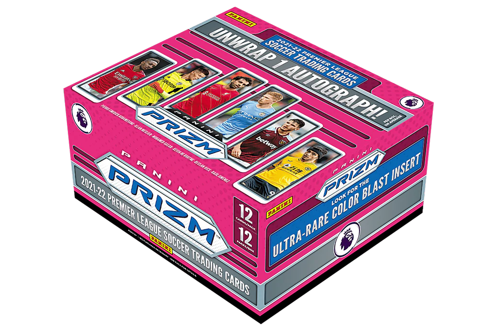 2021-22 Panini Prizm Premier League Soccer Hobby Box-PLUS